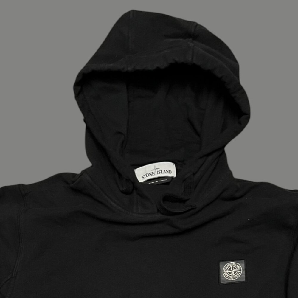 Stone Island Black Pull Over Sweater
